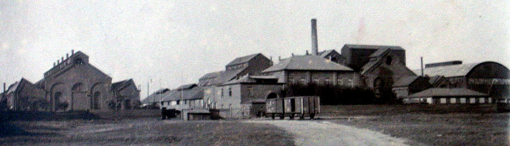 Вид на завод АО «Альберт Нев, Вильде и Кᵒ». Таганрог. Конец XIX века