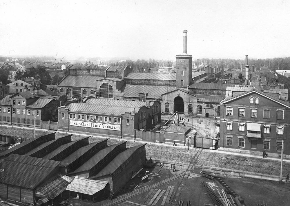 Внешний вид завода. 1880 год