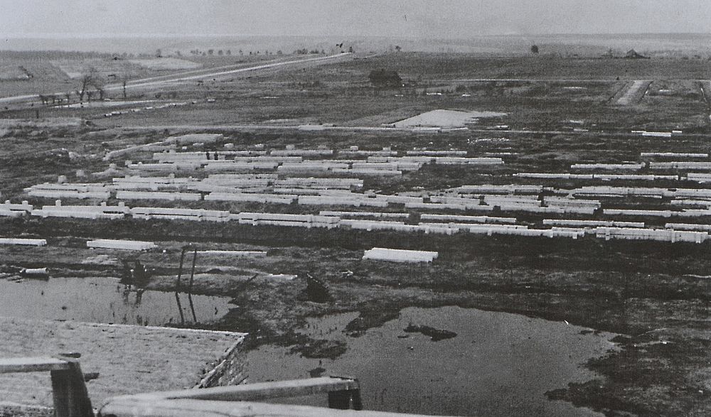 Строительство корпусов. 1946 год